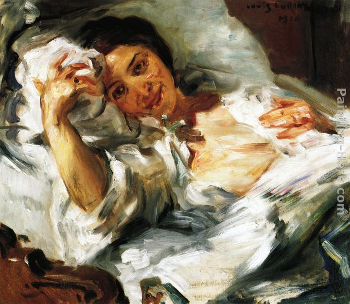 Morning Sun painting - Lovis Corinth Morning Sun art painting